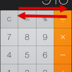 iPhoneの電卓に間違って入力した数字を修正する方法